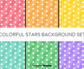 Vector Stars Background - Stars Patterns