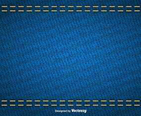 Vector Abstract Texture Of Blue Denim