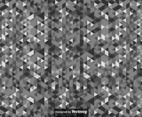 Vector Background With Gray Scale Triangles