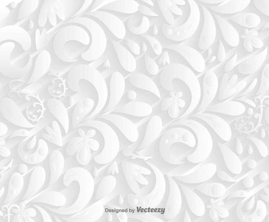 Vector White Ornamental Background