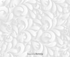 Vector White Ornamental Background