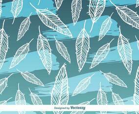 Feather Vector Background Pattern