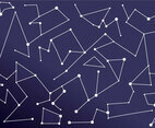 Constellation Polygonal Background Vectors