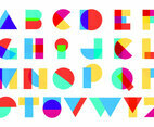 Full Color Abstract Alphabet