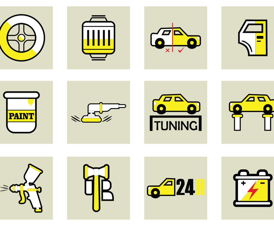 Car Body Repair Vector