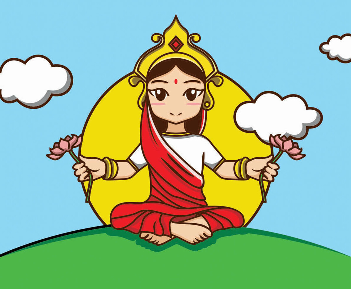 Illustration Of Indian Women