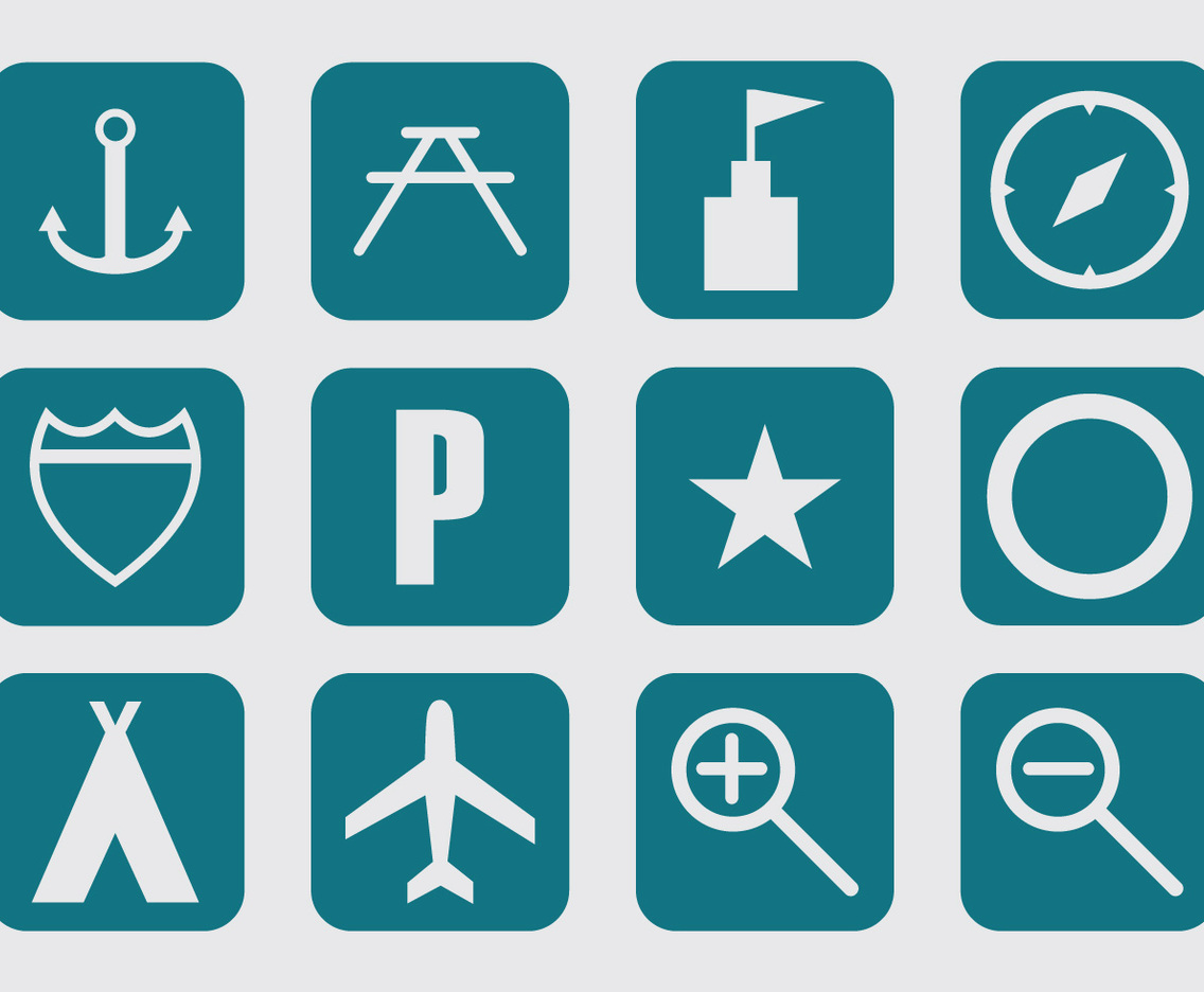 Cartographic Symbols For Map Legend