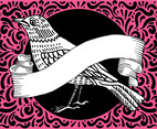Ornate Bird Banner Design