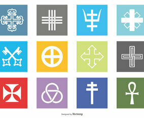 Religious Symbols Icon Set