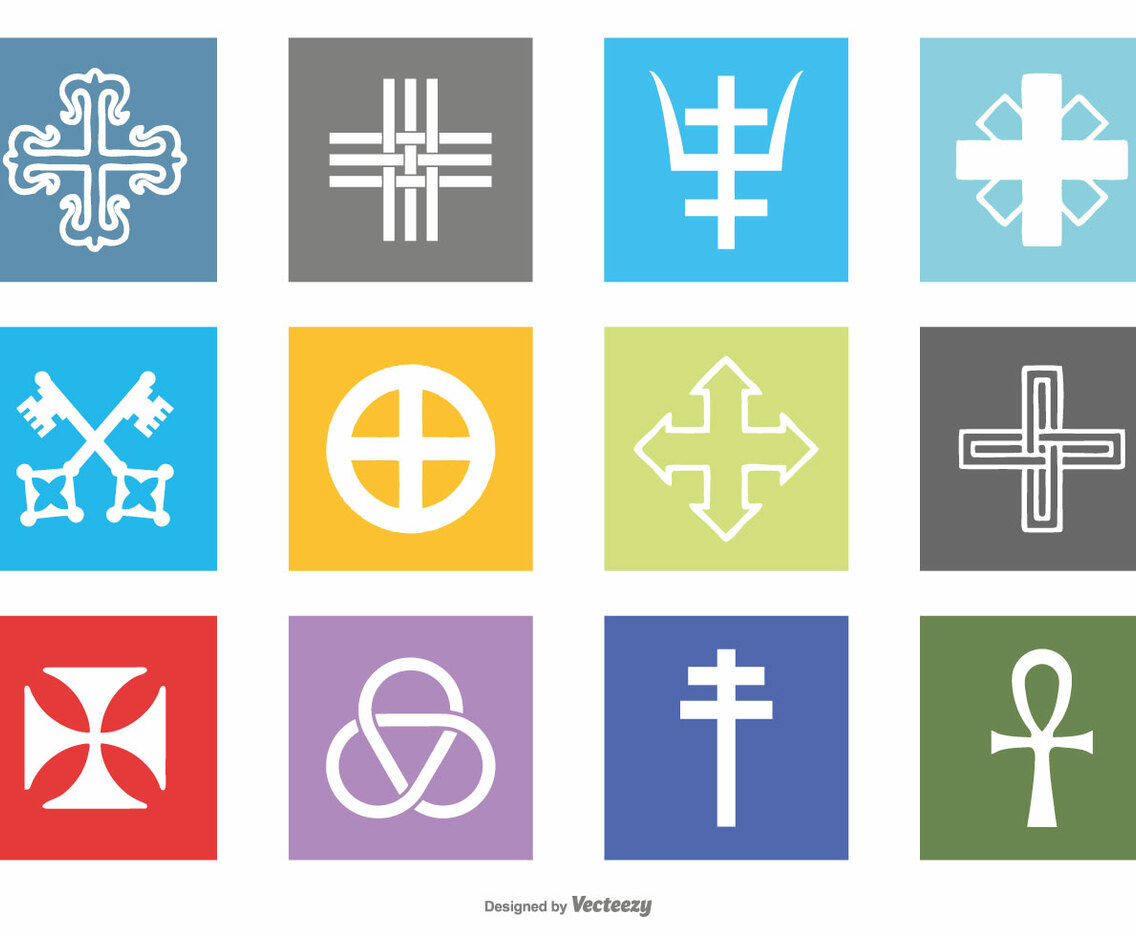 Religious Symbols Icon Set