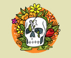 Skull flowers