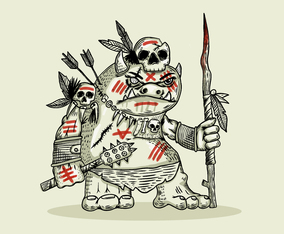 Goblin Warrior Illustration
