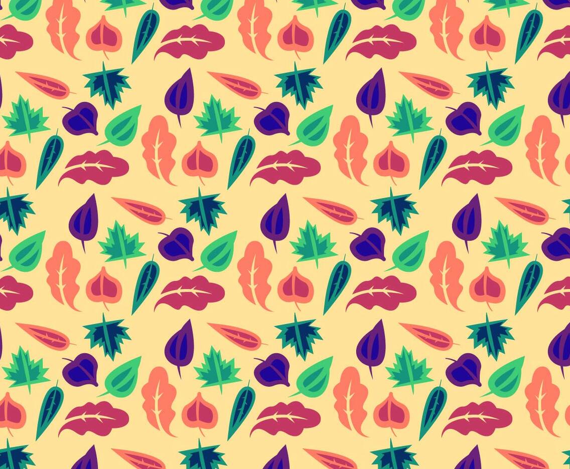 Leaf Pattern Illustration Vector 3