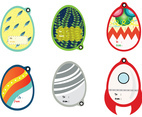 Easter Gift Tag Vector Pack