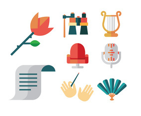 Whare Vector Free karate icons vector - Vector Art