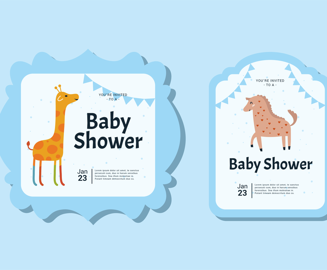 Baby Shower Invitation Card