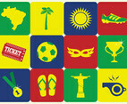 Brazil Beach Soccer Icon