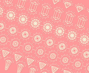 Rhinestone Background Outline Free Vector