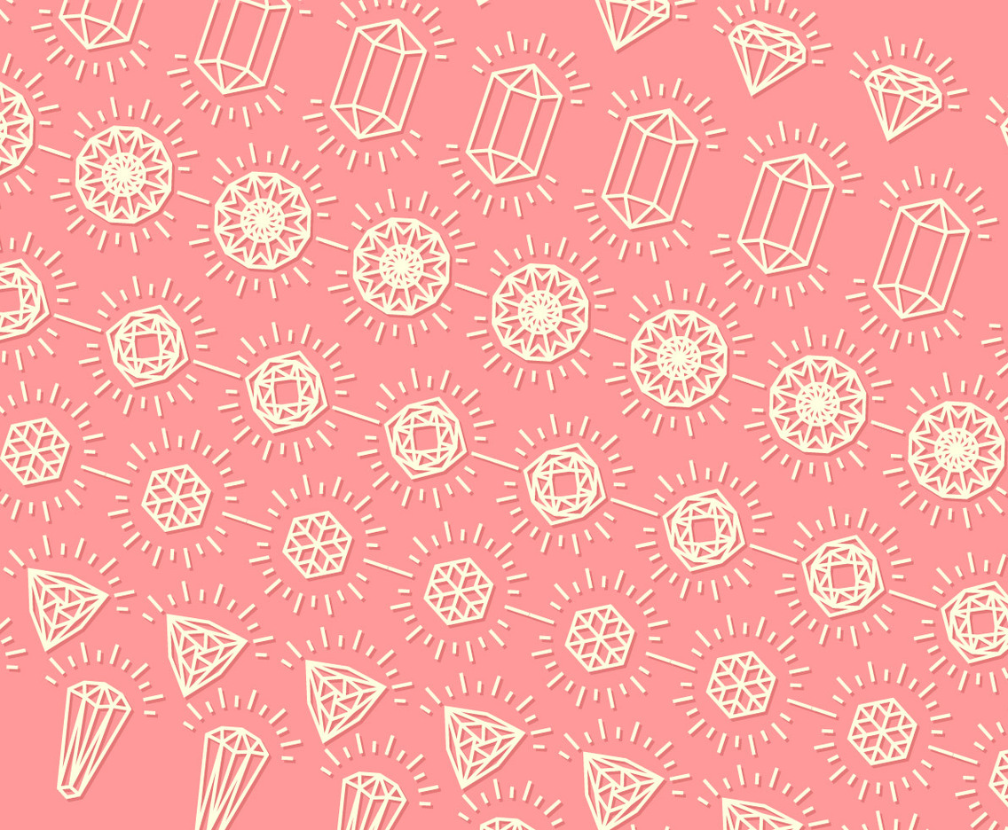 Rhinestone Background Outline Free Vector
