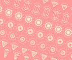 Rhinestone Background Outline Free Vector