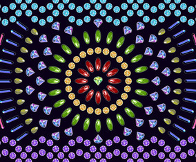 Rhinestone Background Free Vector