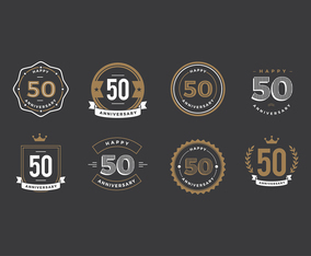 Anniversary Logo Free Vector