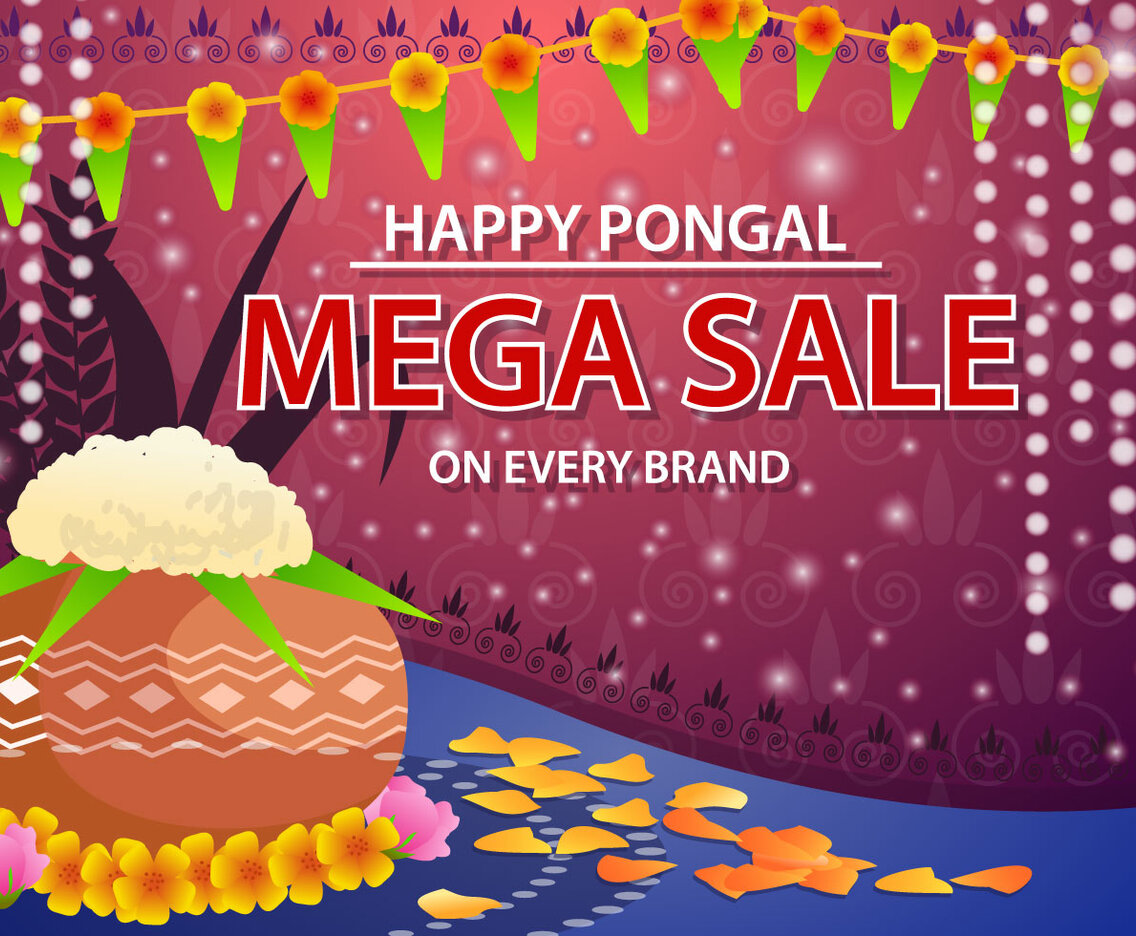 Happy Pongal Sale Vector
