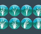 Free Cattails Icon Vector