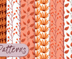 Pastel Orange Pattern Set