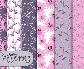 Soft Pink Pattern Set