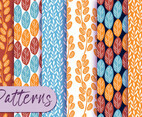 Colorful Botany Pattern Set