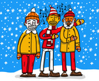 Christmas carolers