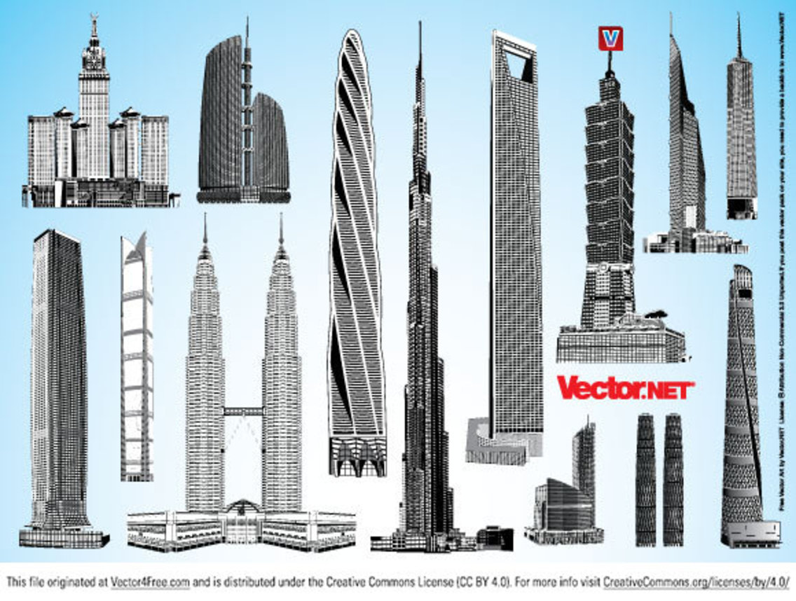 Skyscraper Vector Pack 2