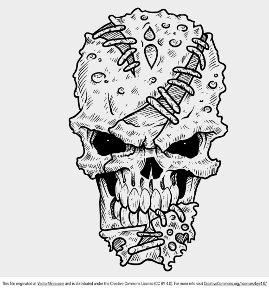 Vector Skull from Pixel77