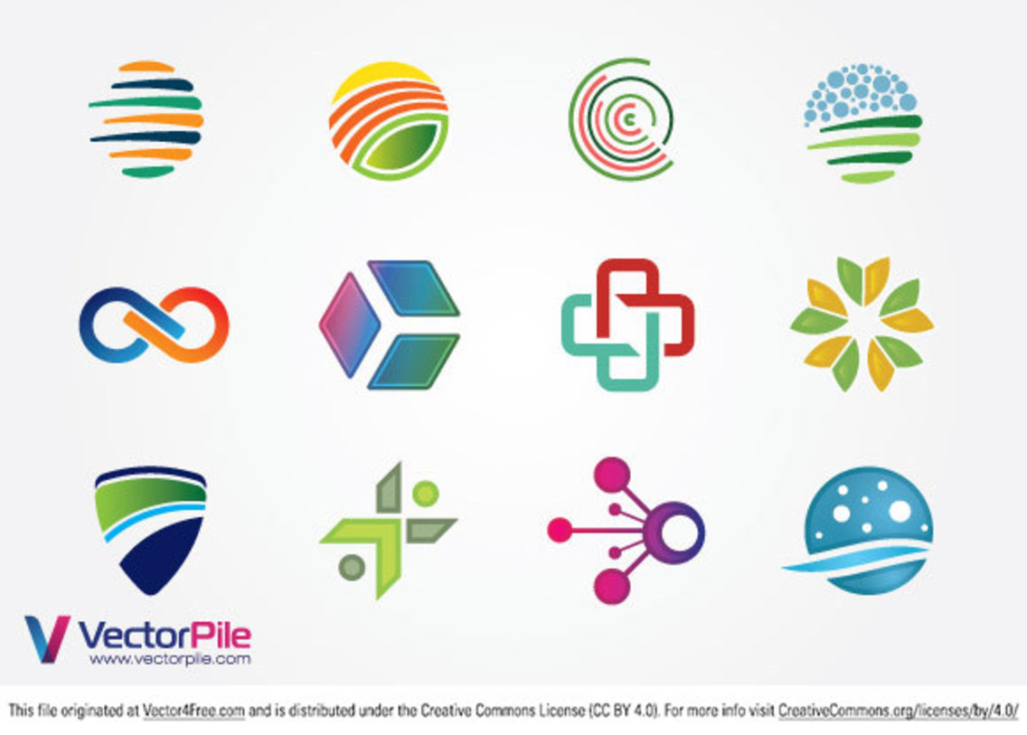 Mixed Logo Vector Design Elements 