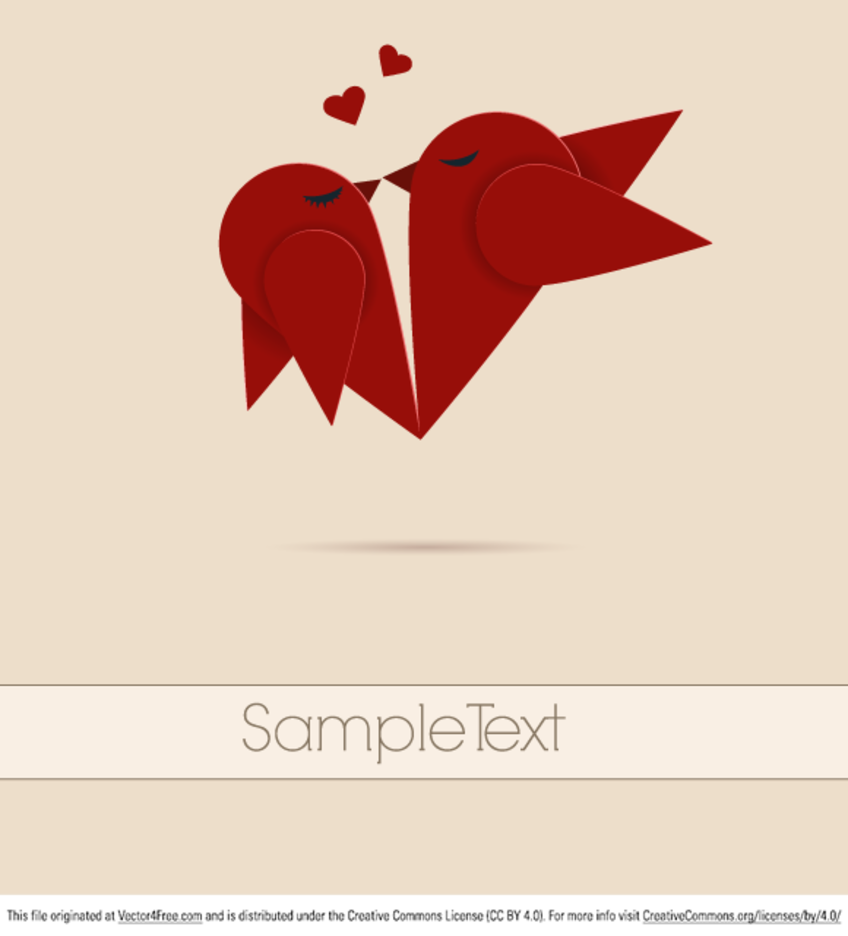 Download Vector lovebirds