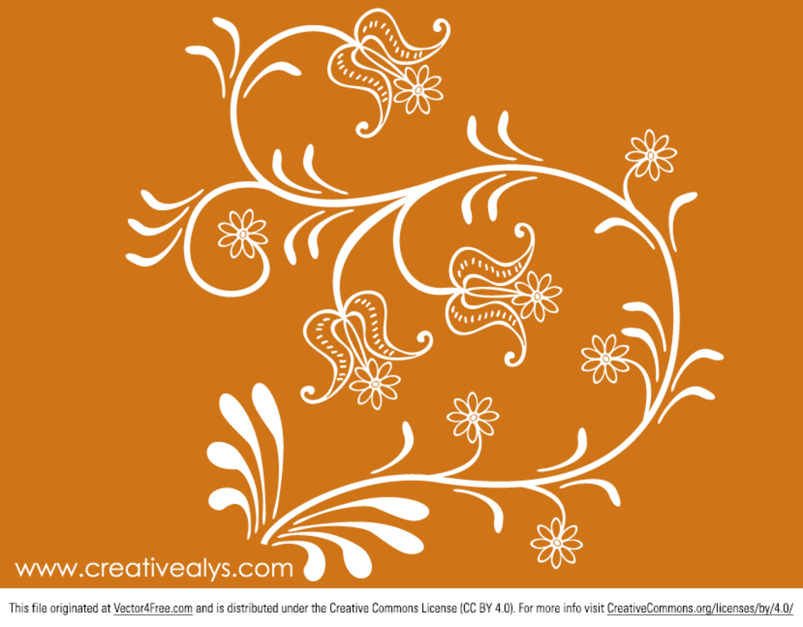 Beautiful Flower Vector Graphic