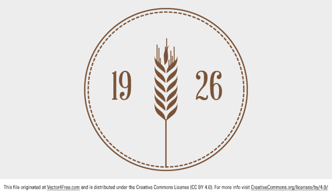 Free Agriculture Badge Vector