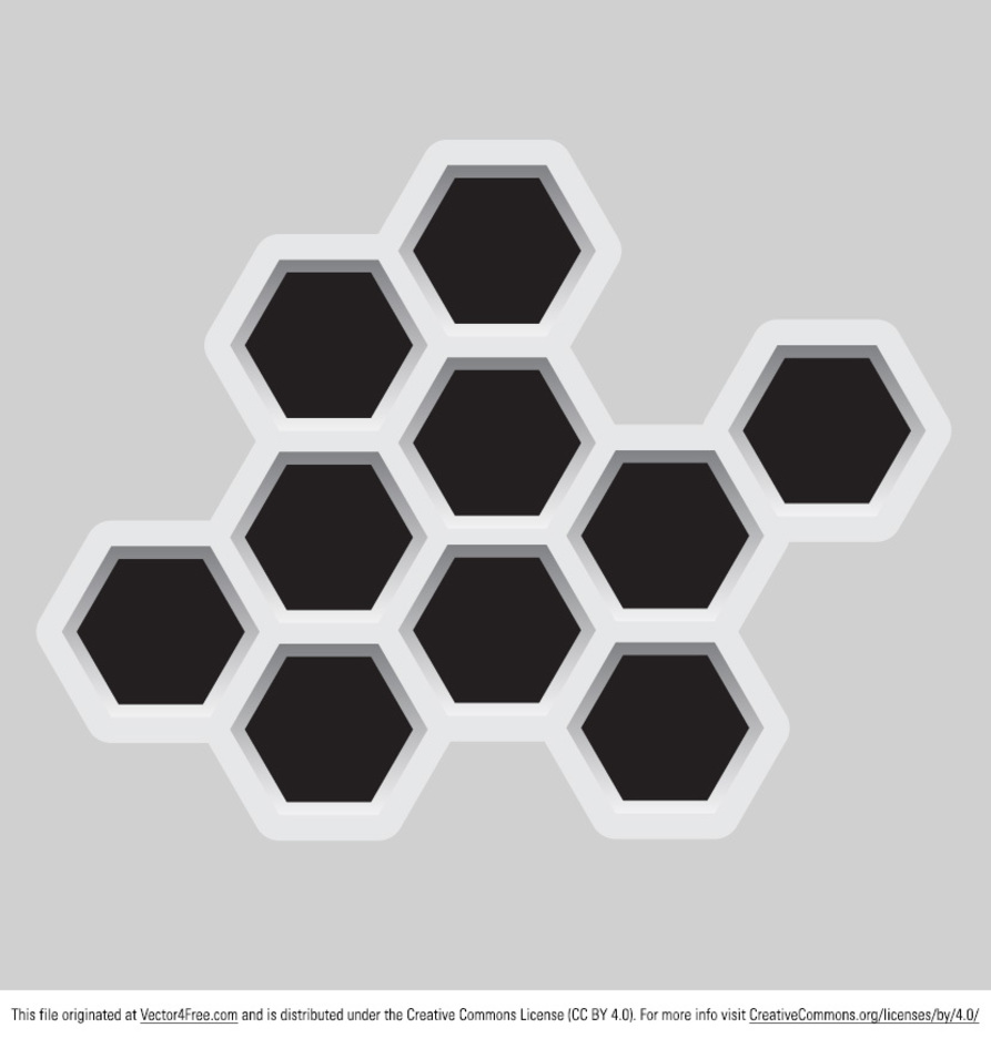 Abstract Hexagonal Vector