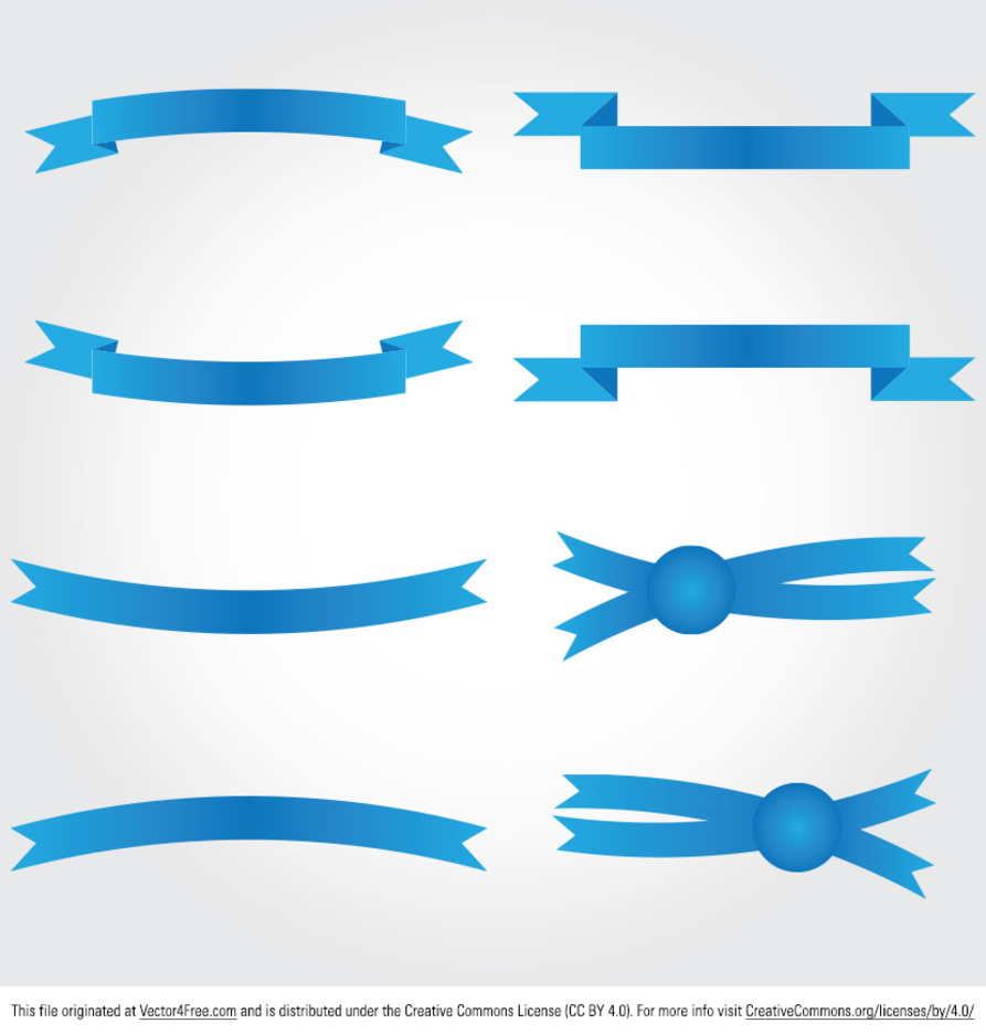 Ribbon Banner Vectors