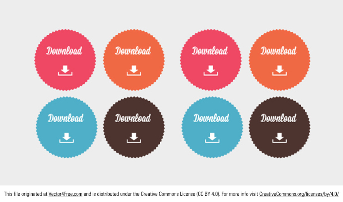 Free Download Button Vectors