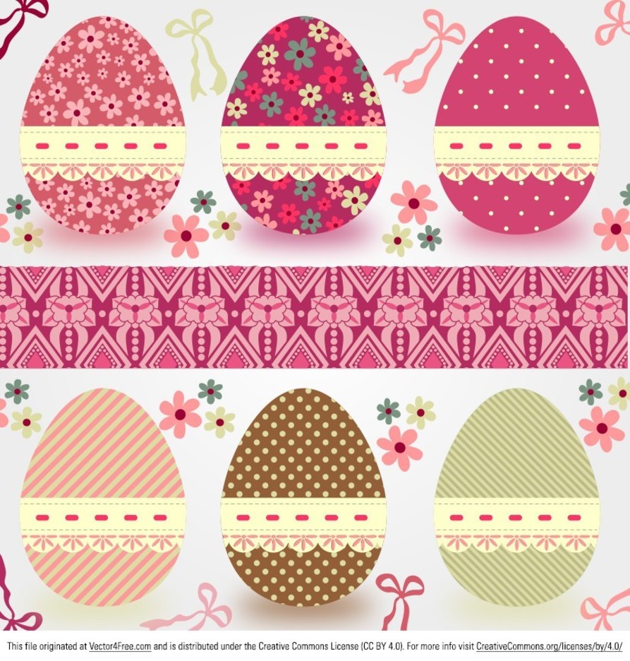 Easter Eggs Vector 2