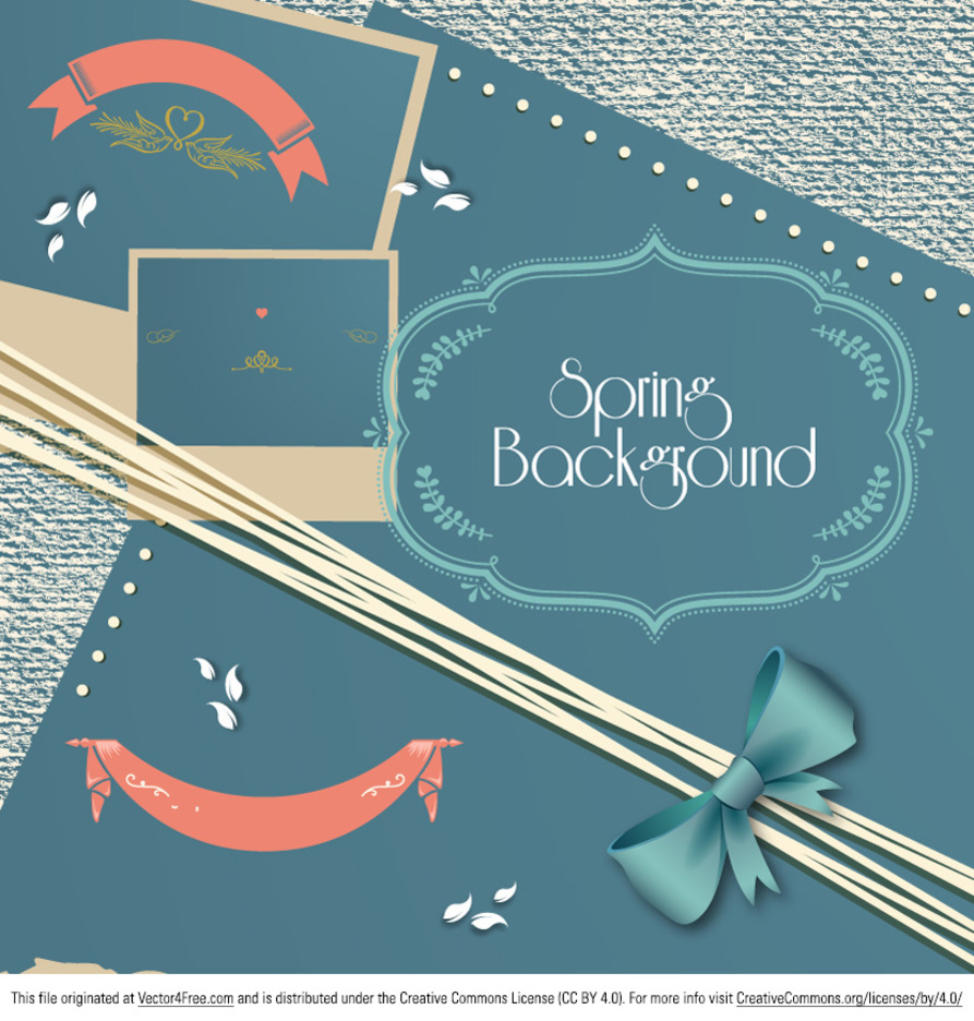 Spring Scrapbook Vector