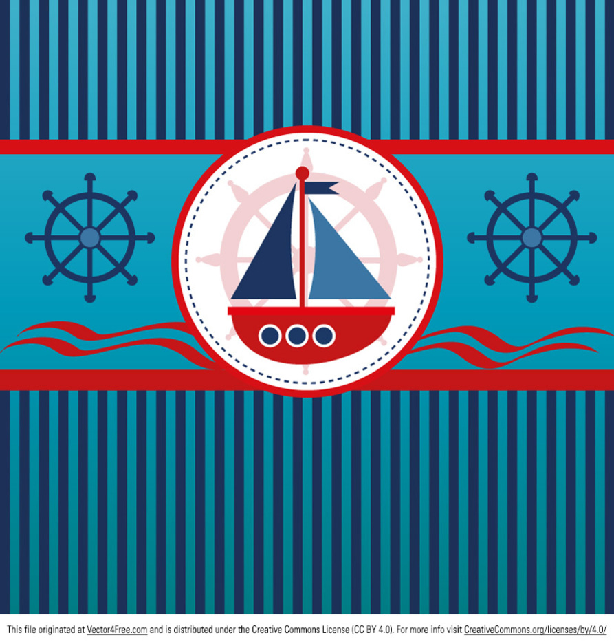 Sailboat Background Vector