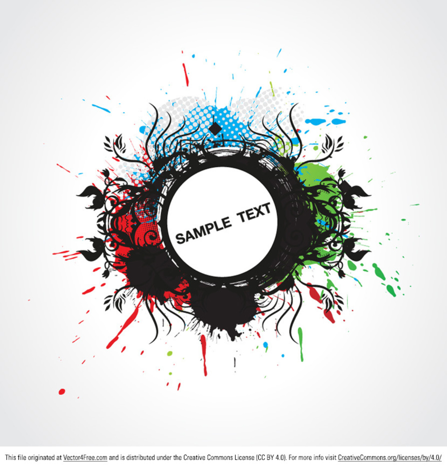 Halftone Splatter with Reflection Stock Vector - Illustration of halftone,  abstract: 40544261