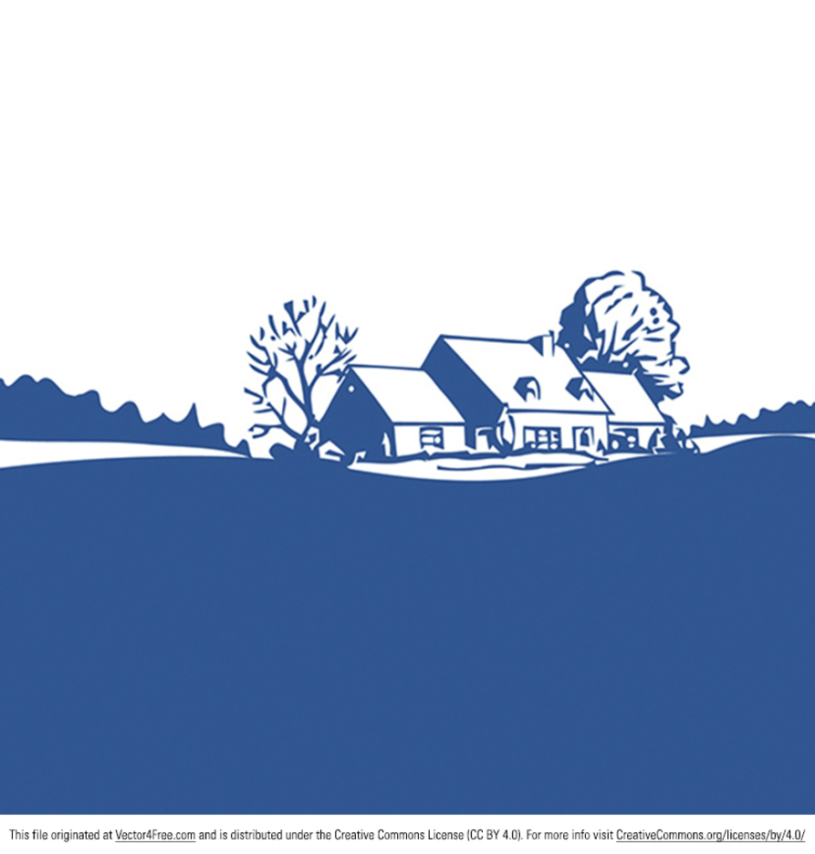 Peaceful Dream Home Vector