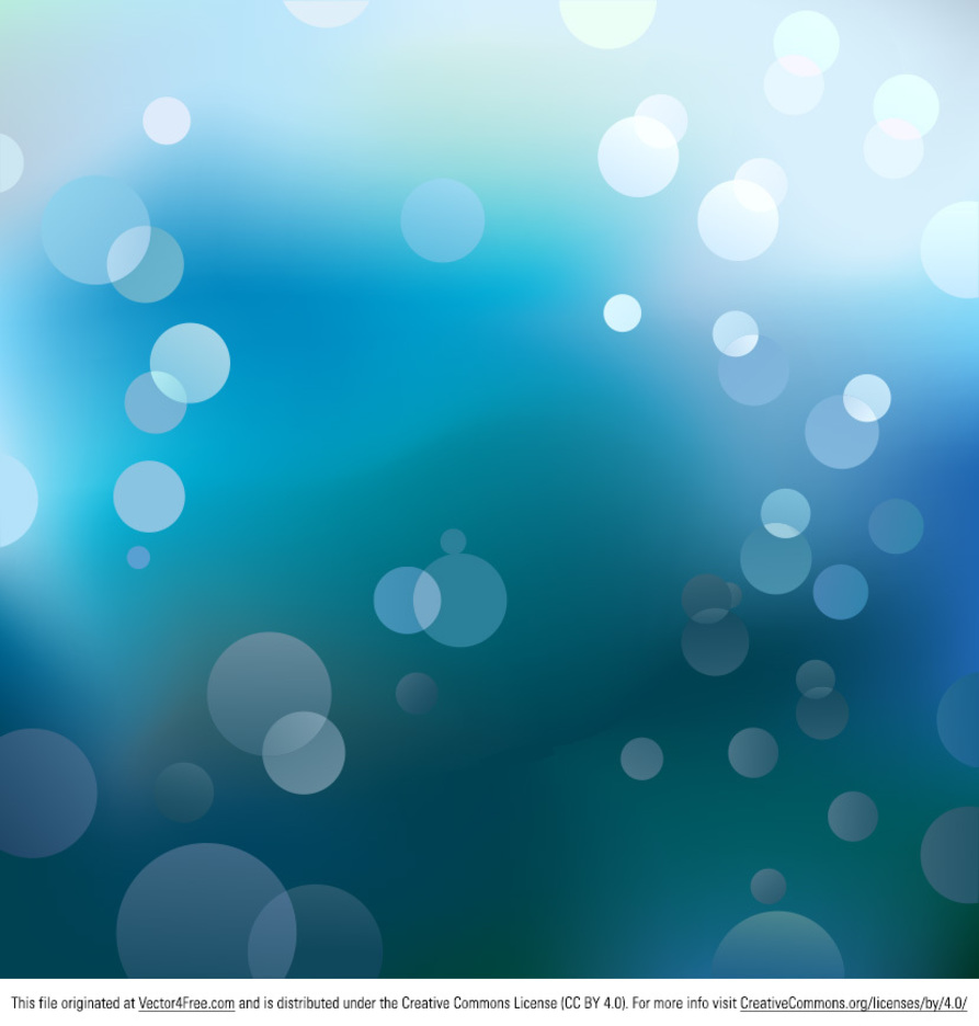 Blue Bokeh Background