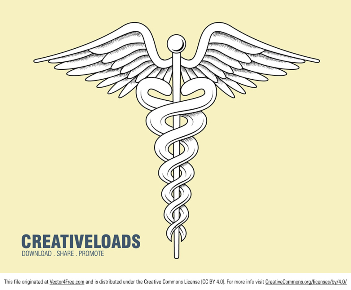 Vector Medical Caduceus