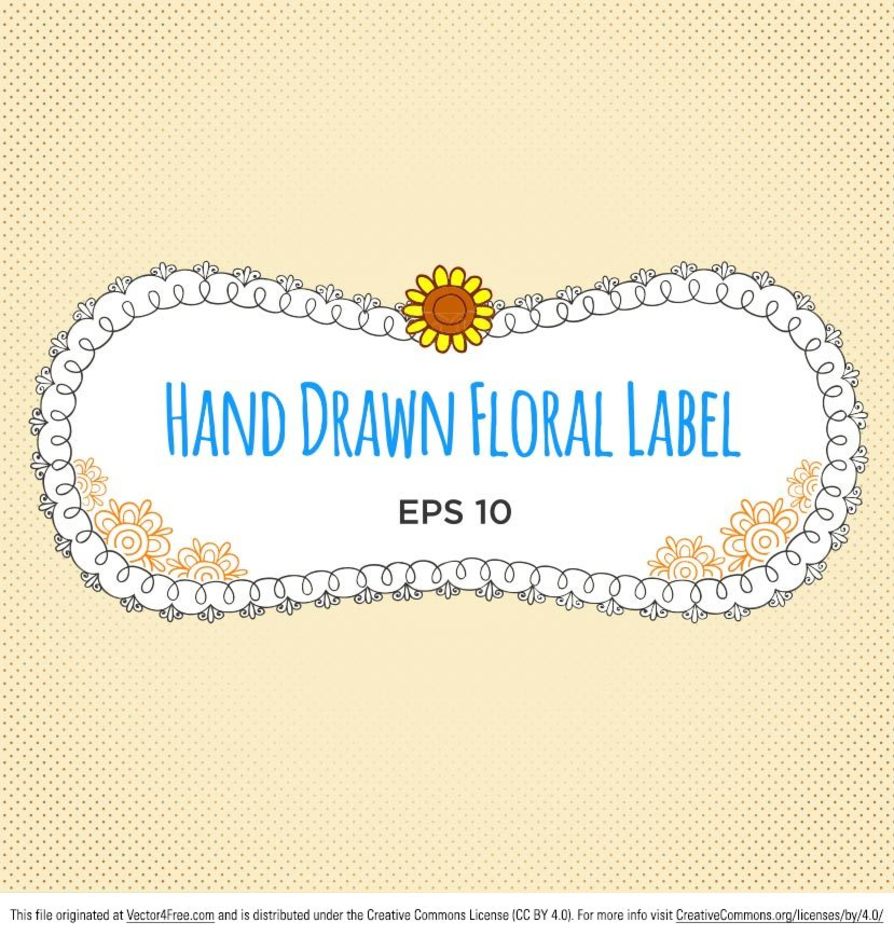 Hand Drawn Label Vector 