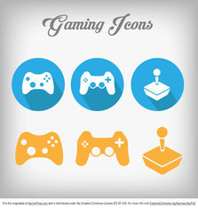 Free Gaming Vector Icon Set